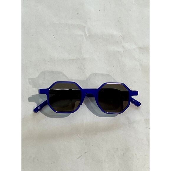 ANDY WOLF Alfons Octagon Frame Sunglasses in Blue - Picture 3 of 5